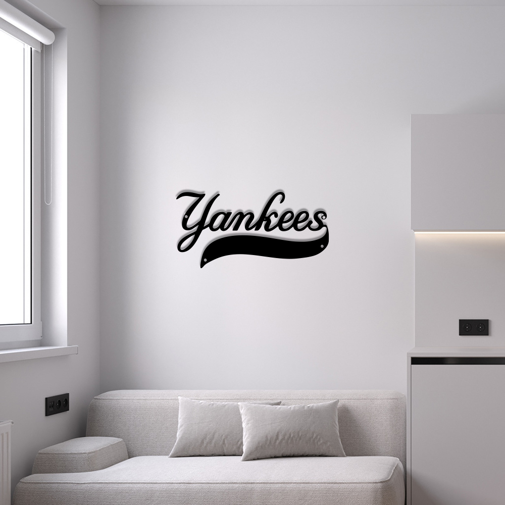 Baseball New York Yankees Metal Sign