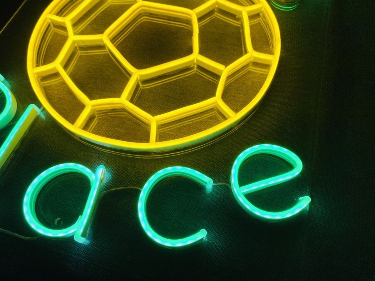 Soccer Place Neon Sign