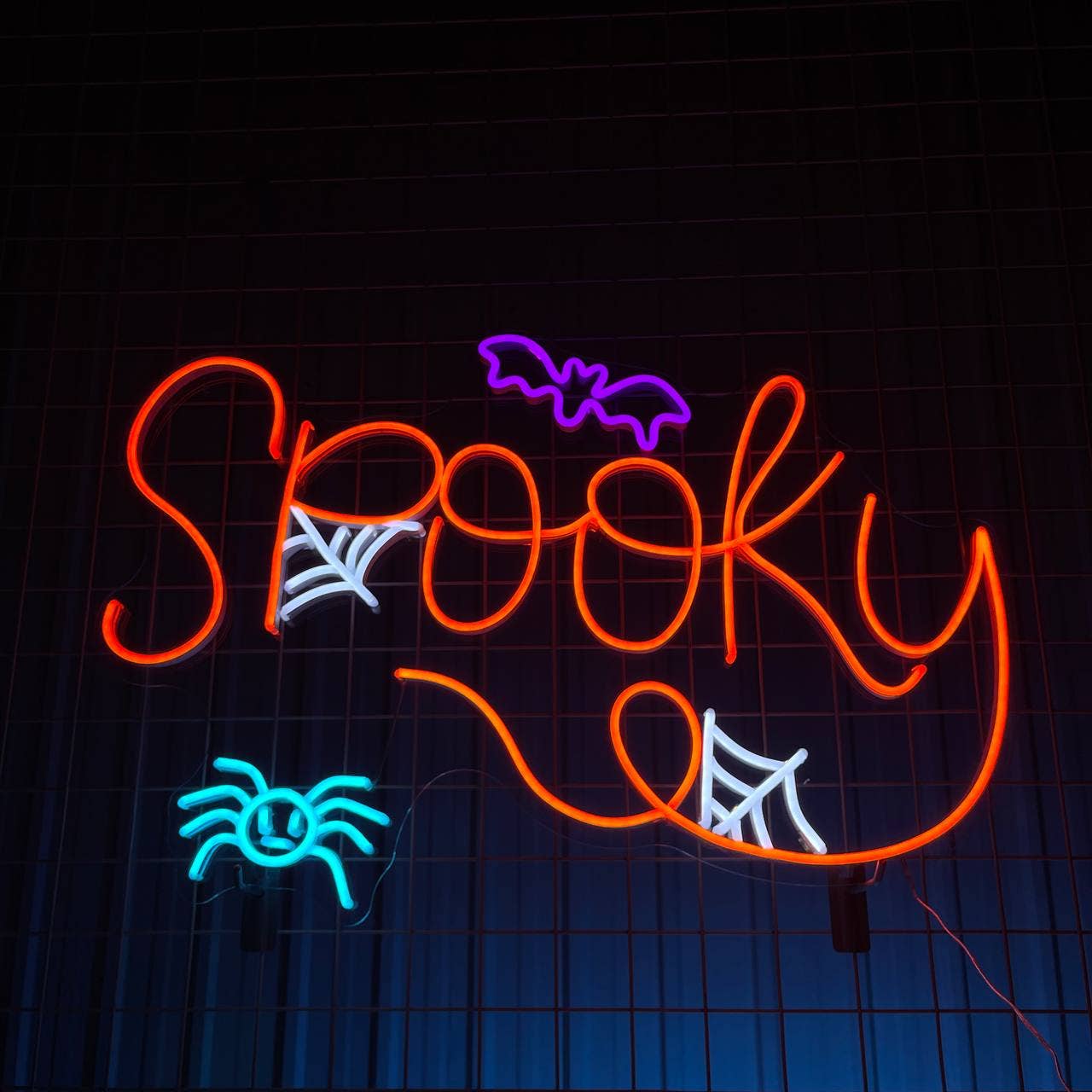 Spooky Neon Signs Halloween Long-lasting Light Decor