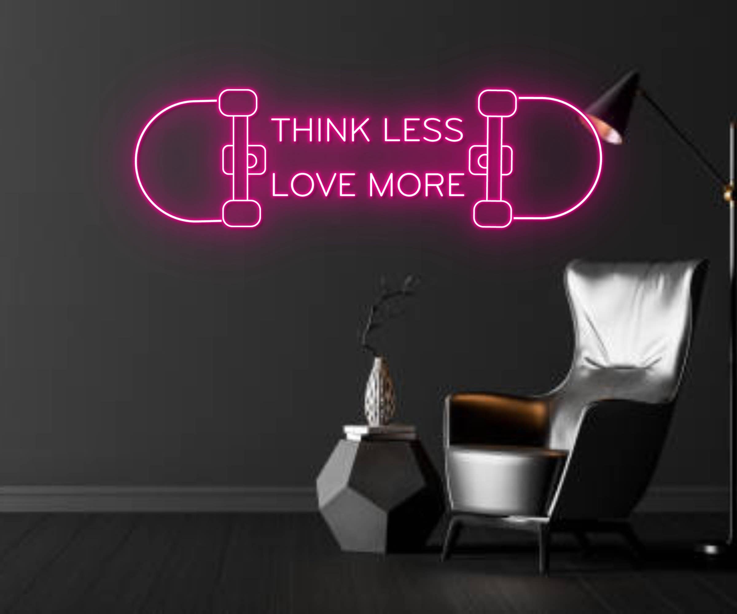 Skateboard Neon Signs Quote Neon Lights for Decor