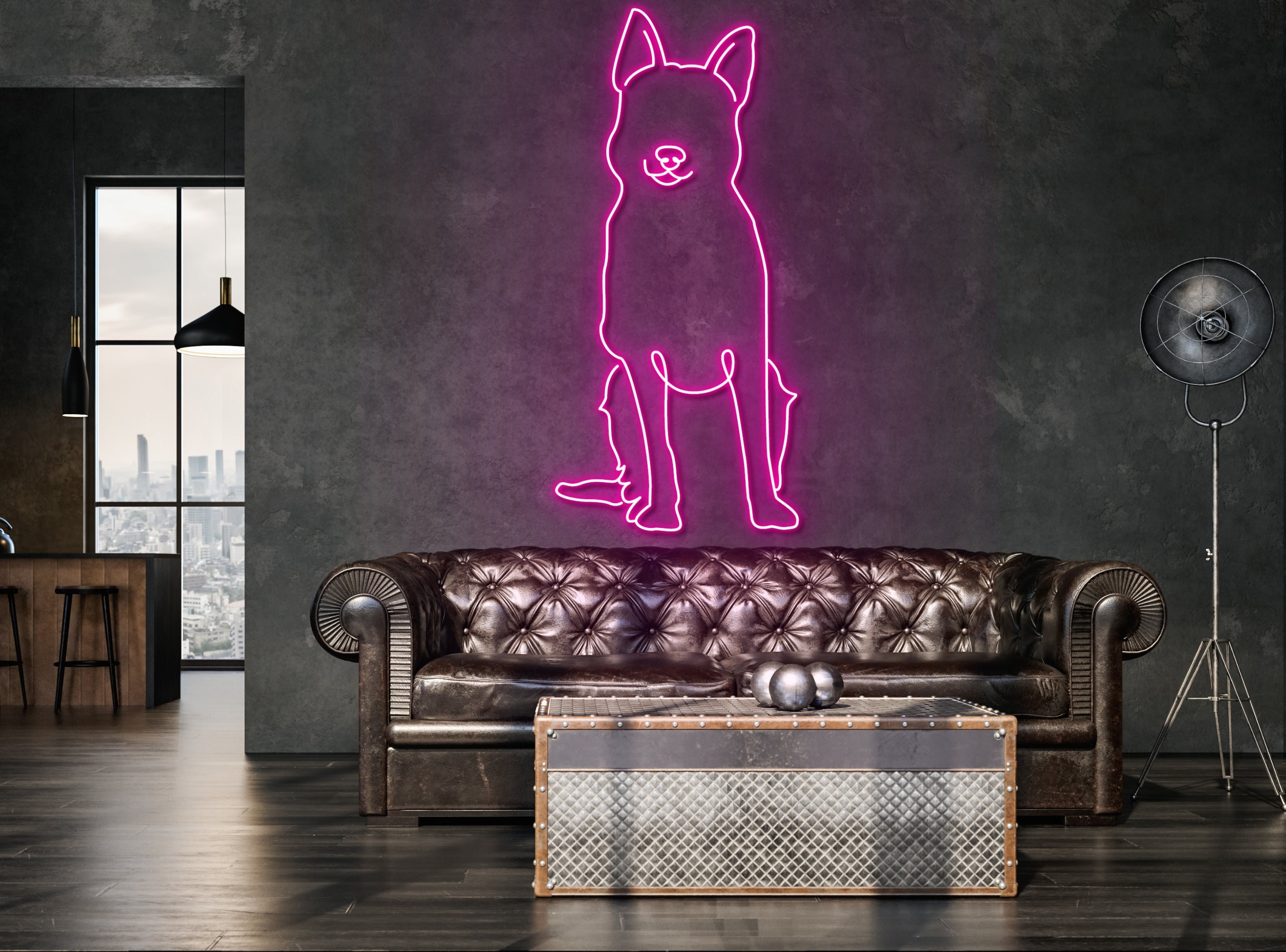 German Shepherd Dog Neon Sign Wall Decoration