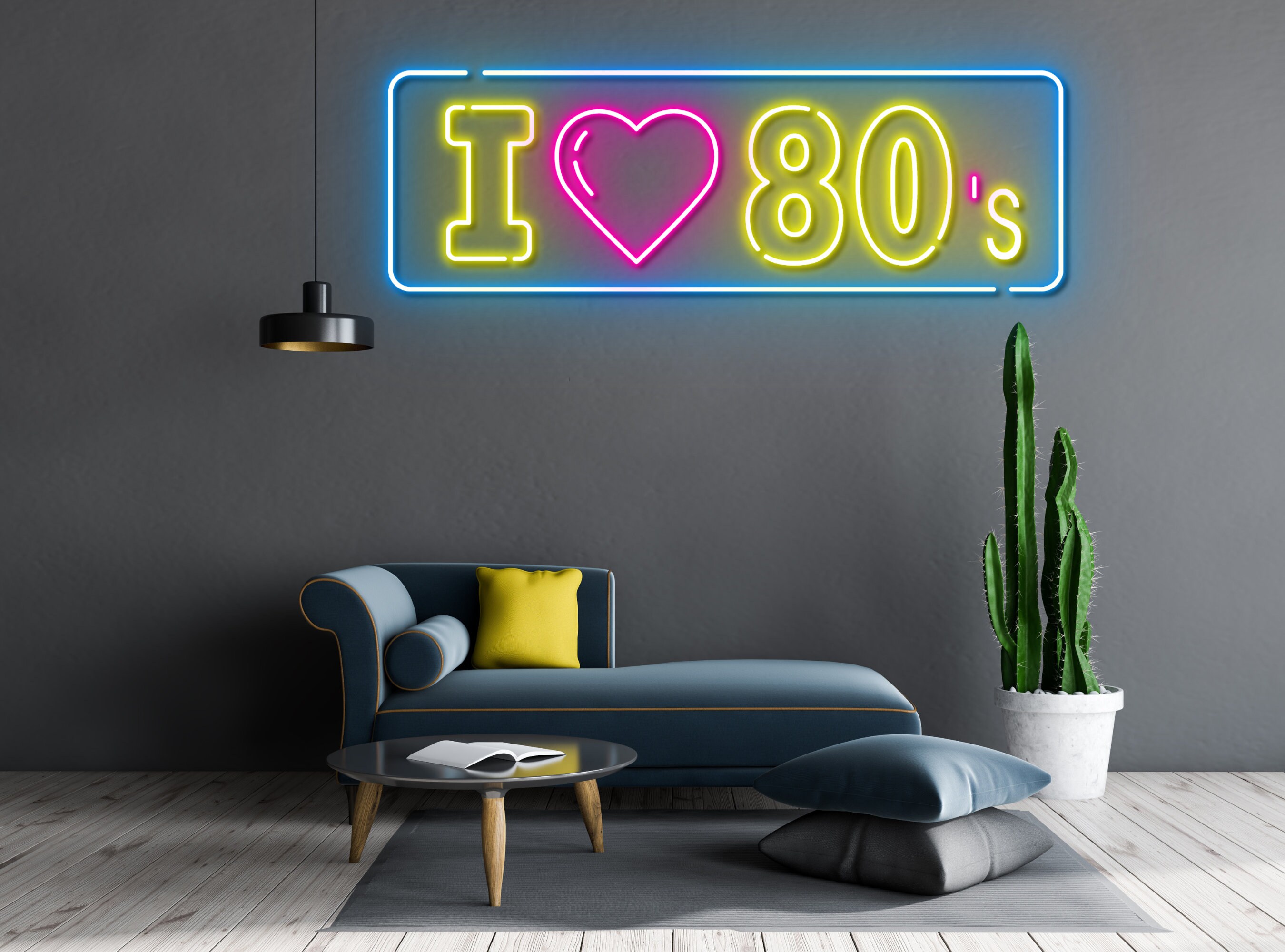 I Love 80's Neon Sign Retro Led Light