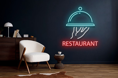 Restaurant Welcome Neon Sign Kitchen Room Decor