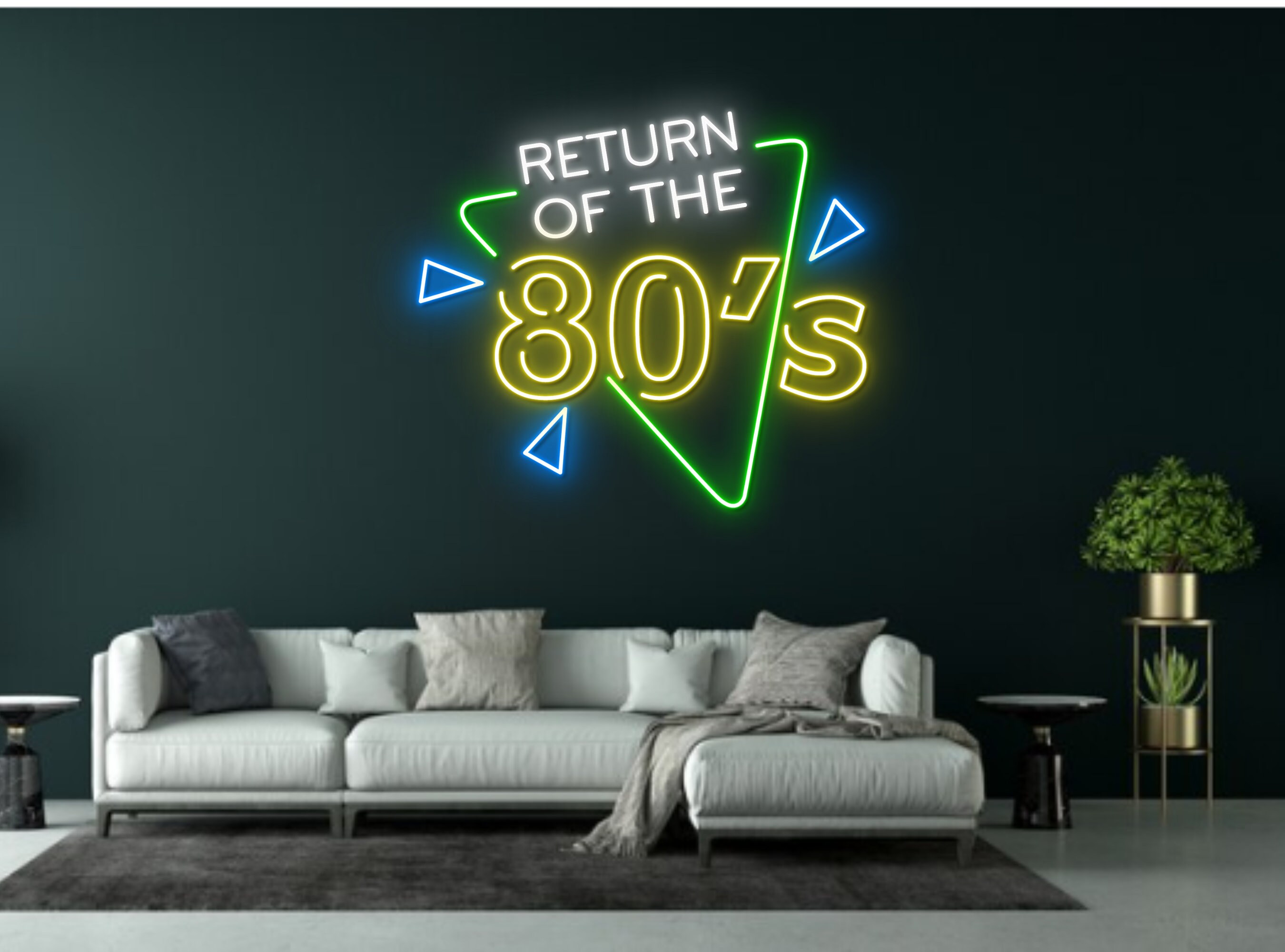 Return Of The 80's Neon Sign