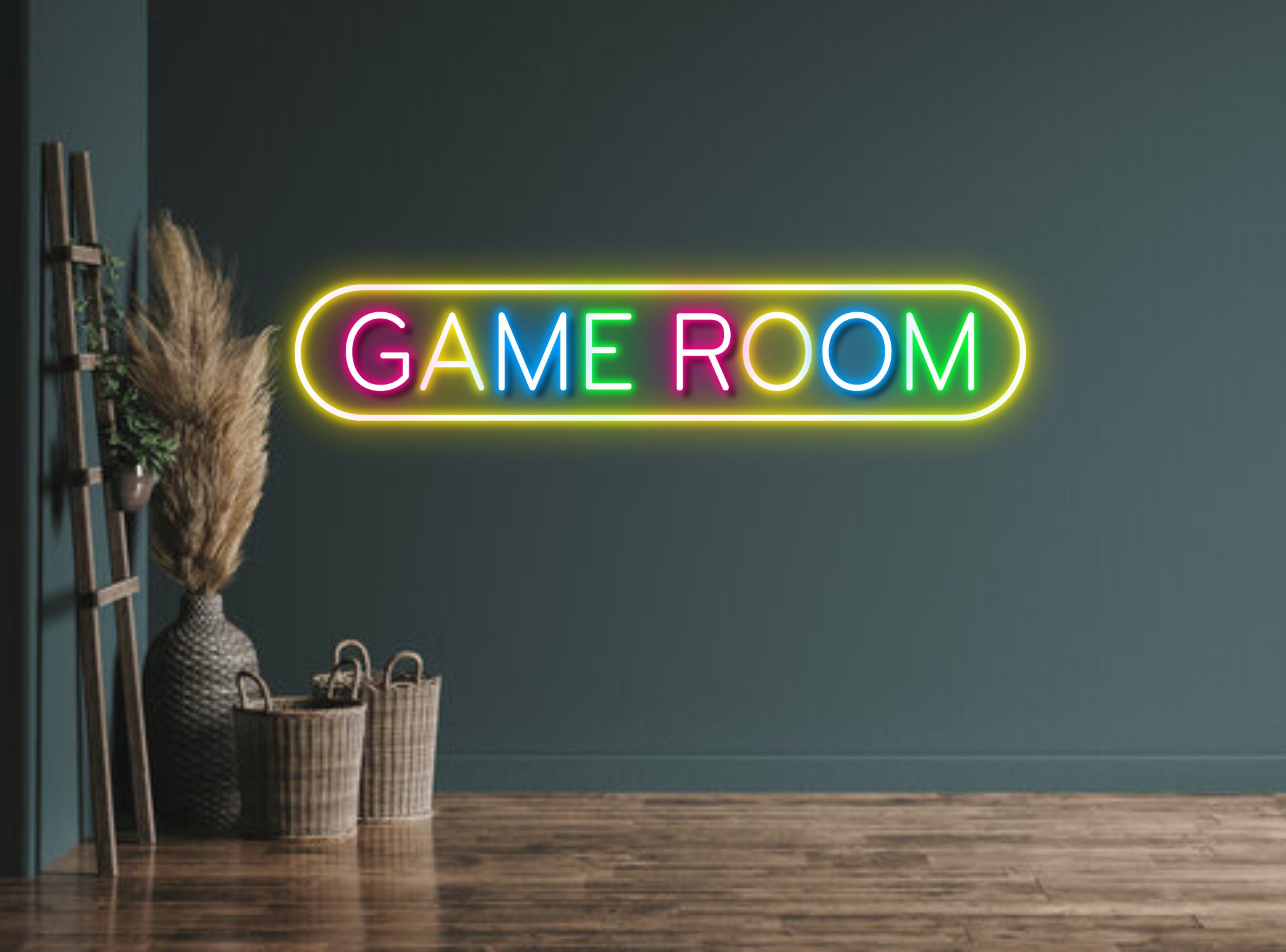 Game Room Machine Room Neon Sign