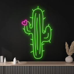 Succulent Neon Signs Plan And Flower Shop Wall Art Decor