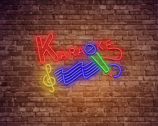 Karaoke Night Bar Neon Sign