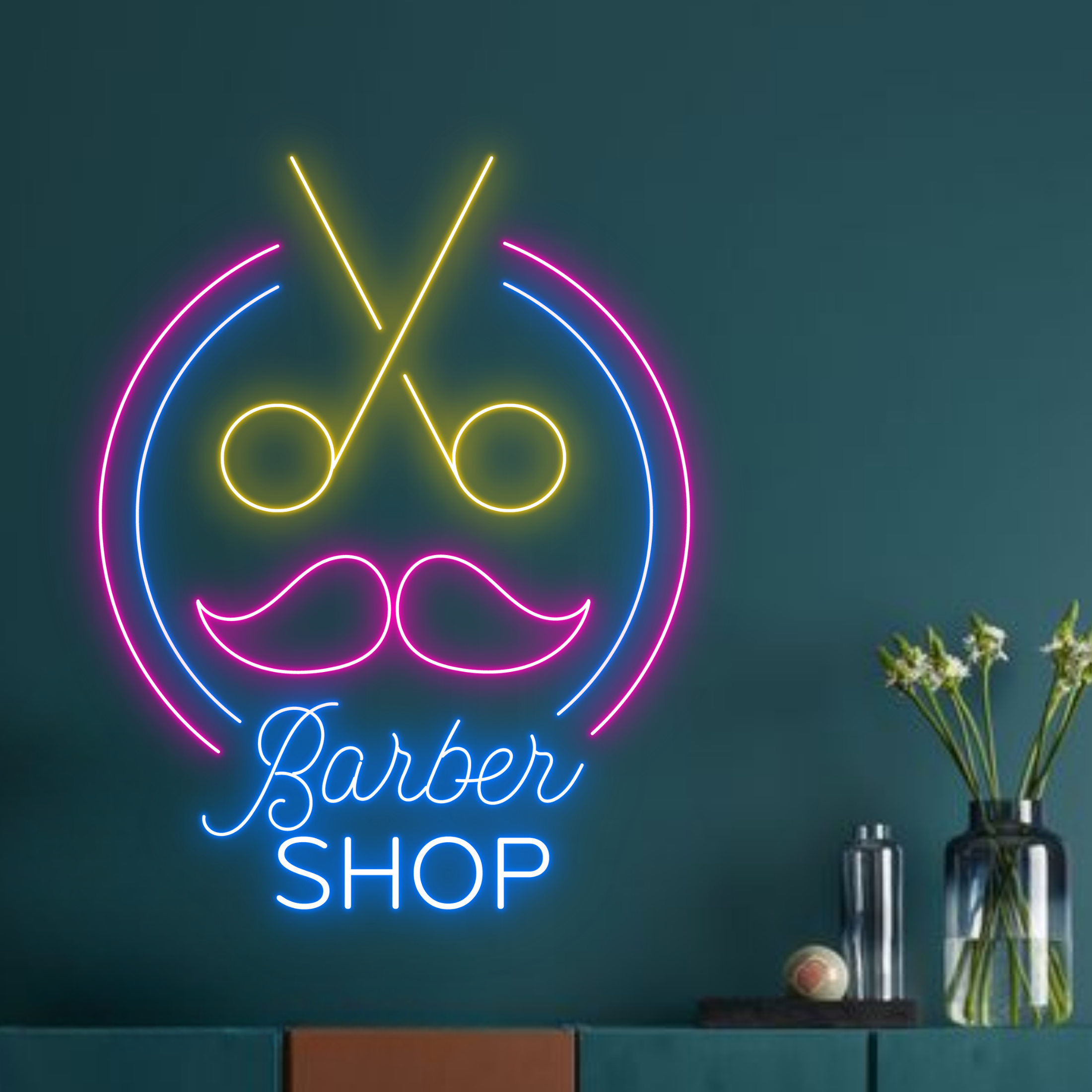 Barber Shop Neon Sign