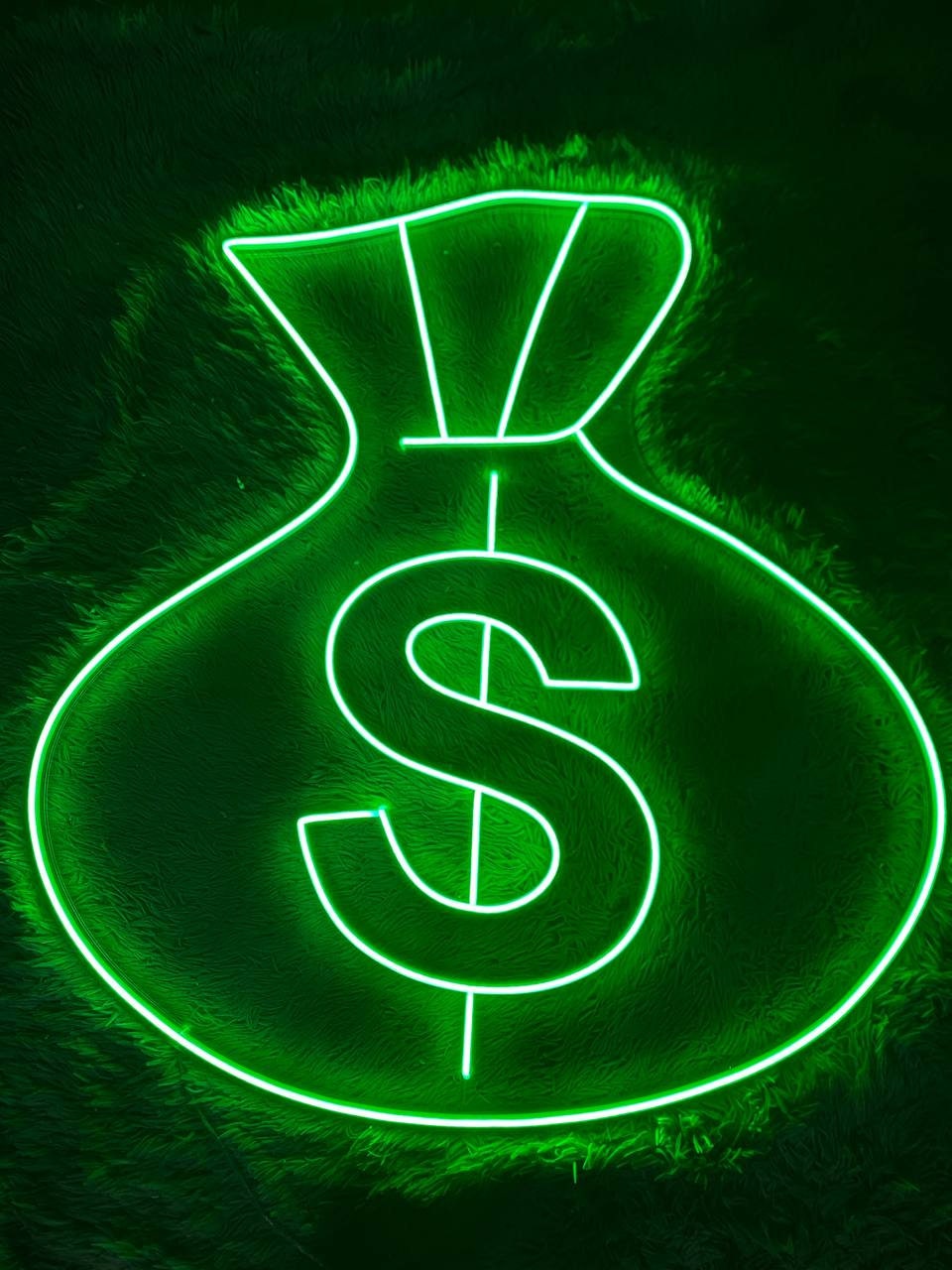 Money Bag Neon Sign