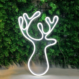 Reindeer Neon Sign Christmas Decor