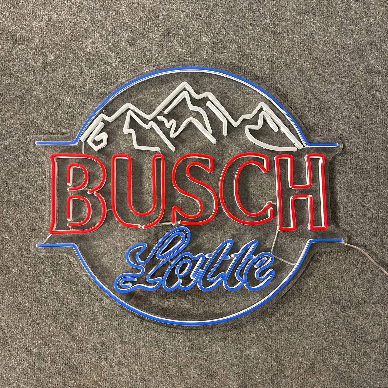 Busch Latte Neon Sign