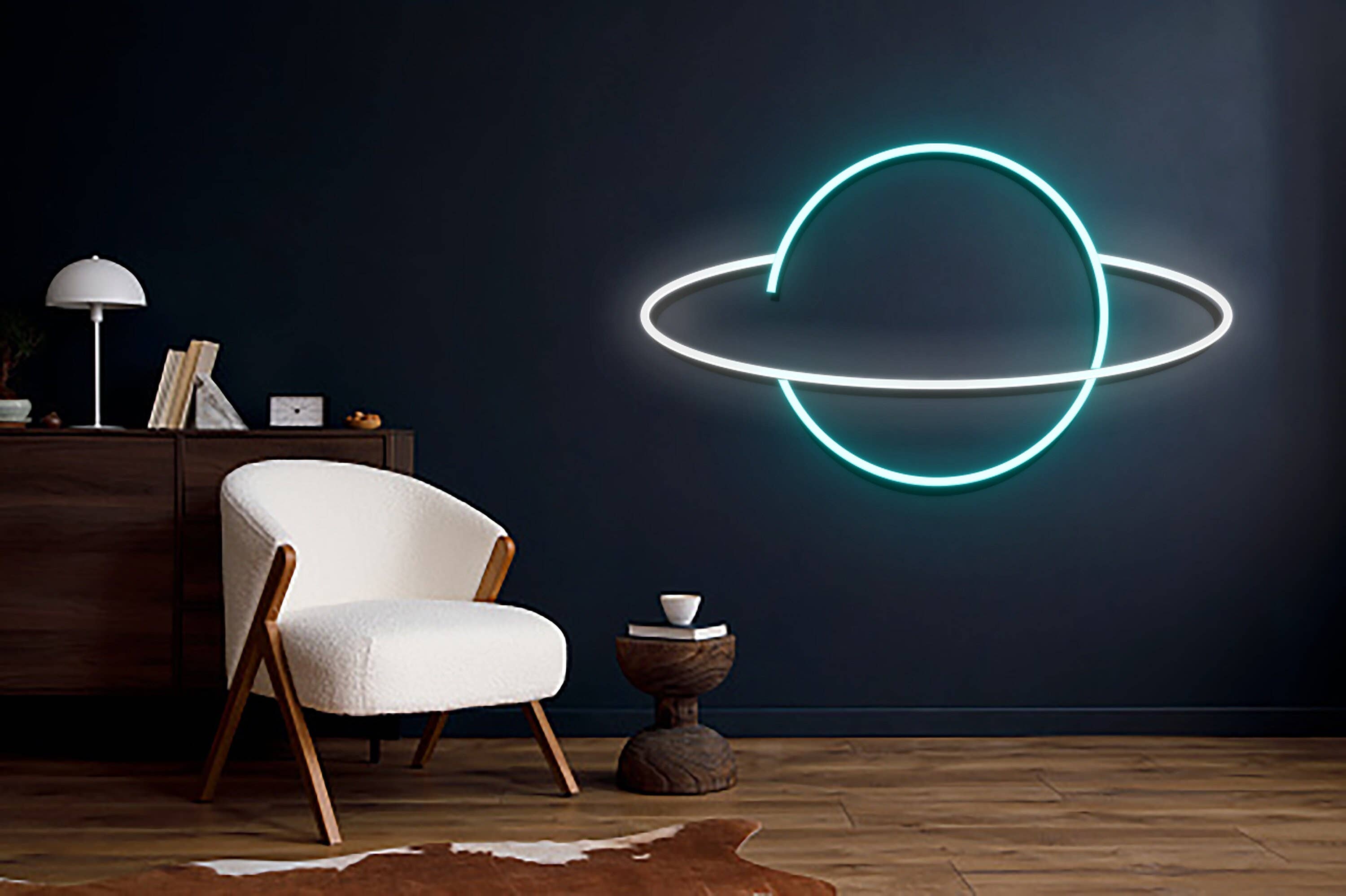 Planet Neon Signs Home Wall Long-lasting Decor