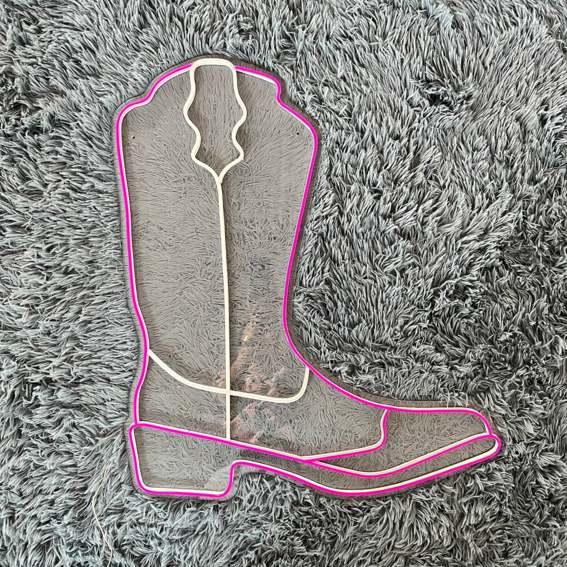 Cowboy Boot Neon Sign