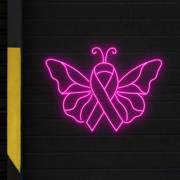 Breast Cancer Awareness Neon LED Sign Wall Decor