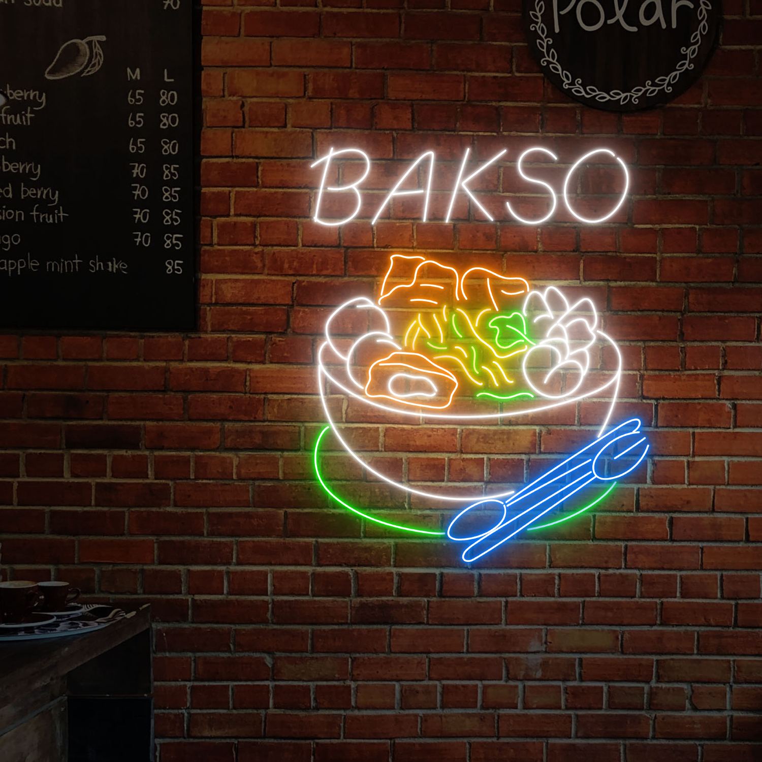 Bakso Indonesian Food Neon Sign