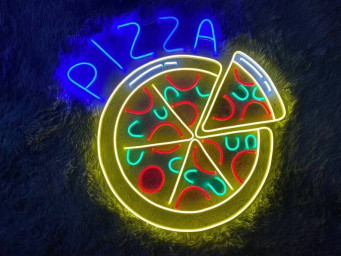 Open Pizza Neon Led Sign Restaurant Welcome Sign