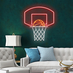 Basketball Ball Neon Sign Wall Decoration