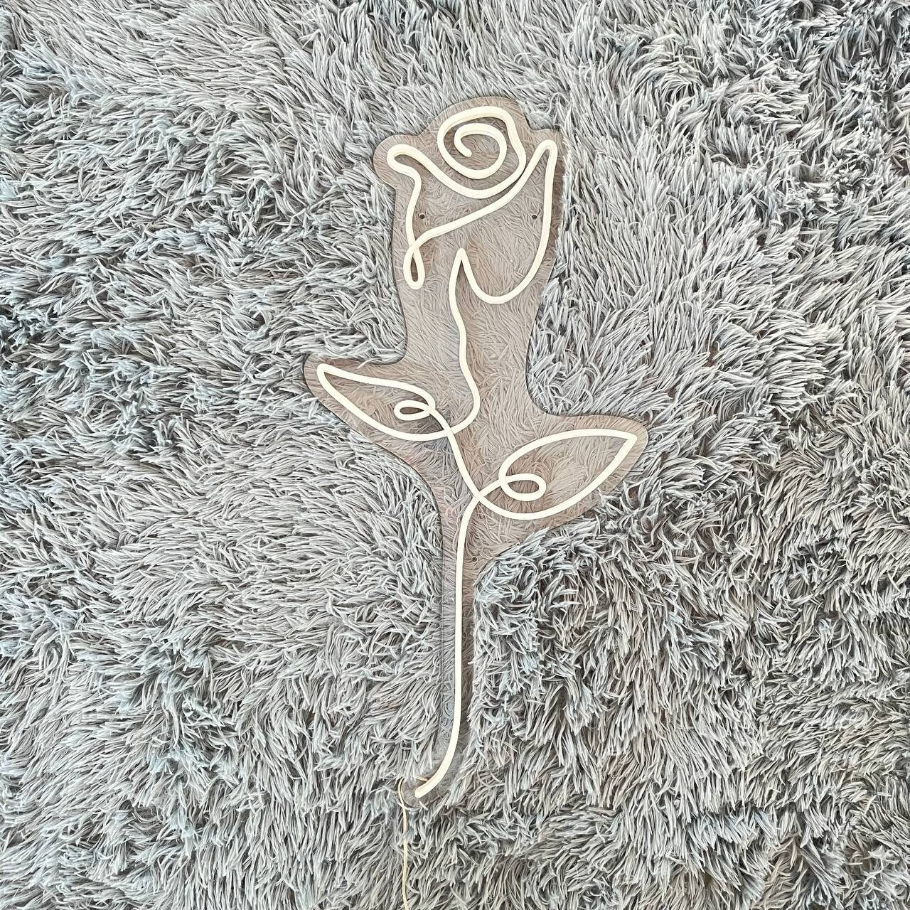 Rose Flower Neon Sign