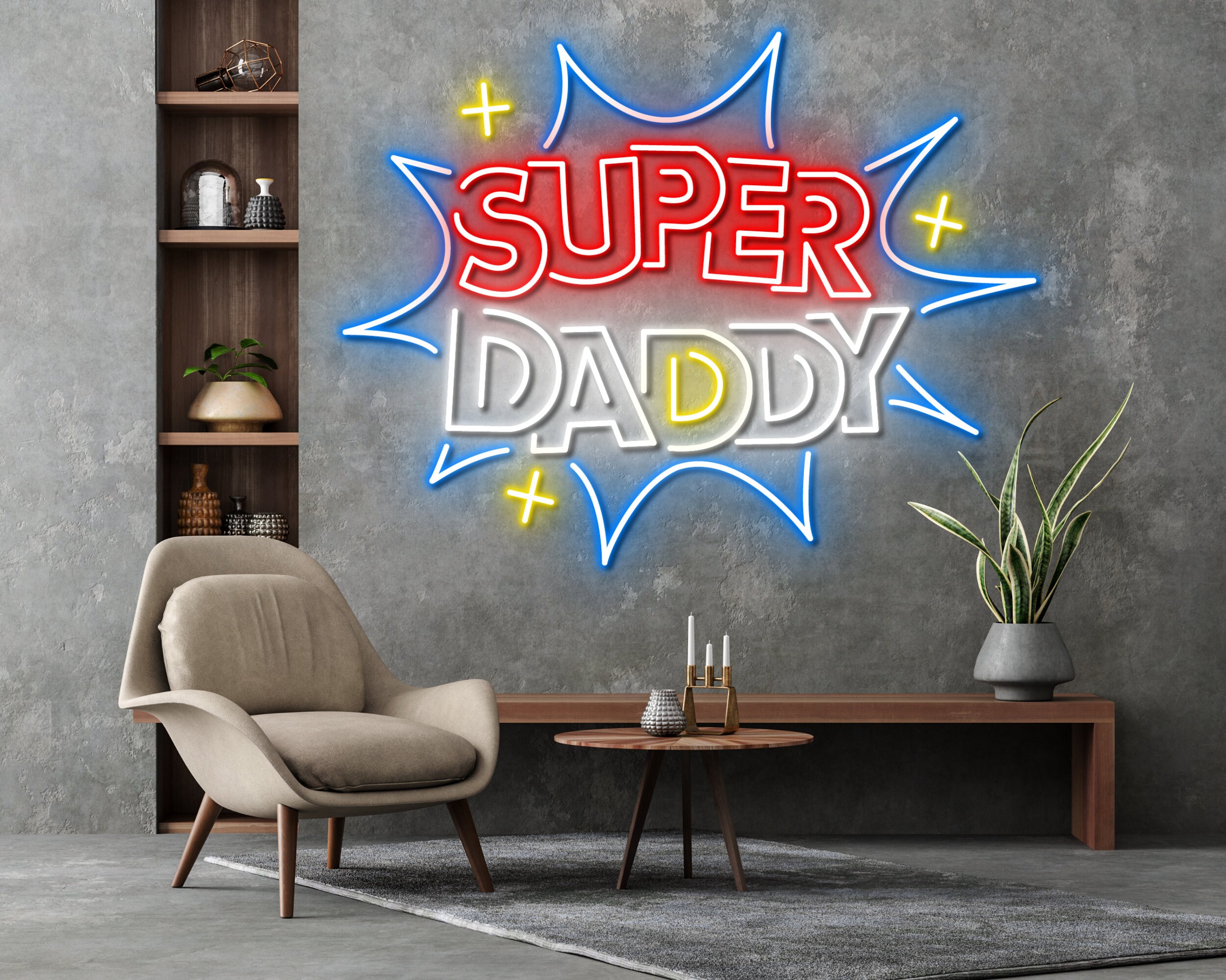 Super Dad Neon Signs