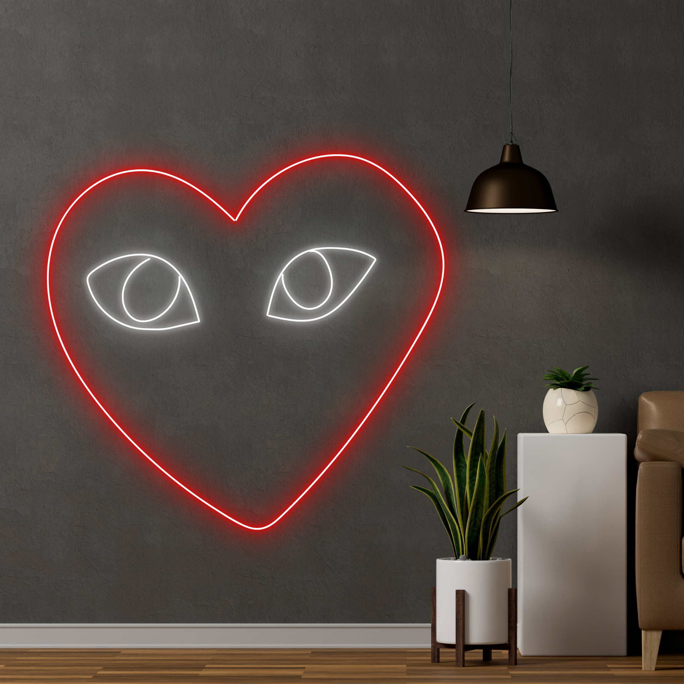 Heart Eyes Room Wall Decor Long-lasting Wall Decor