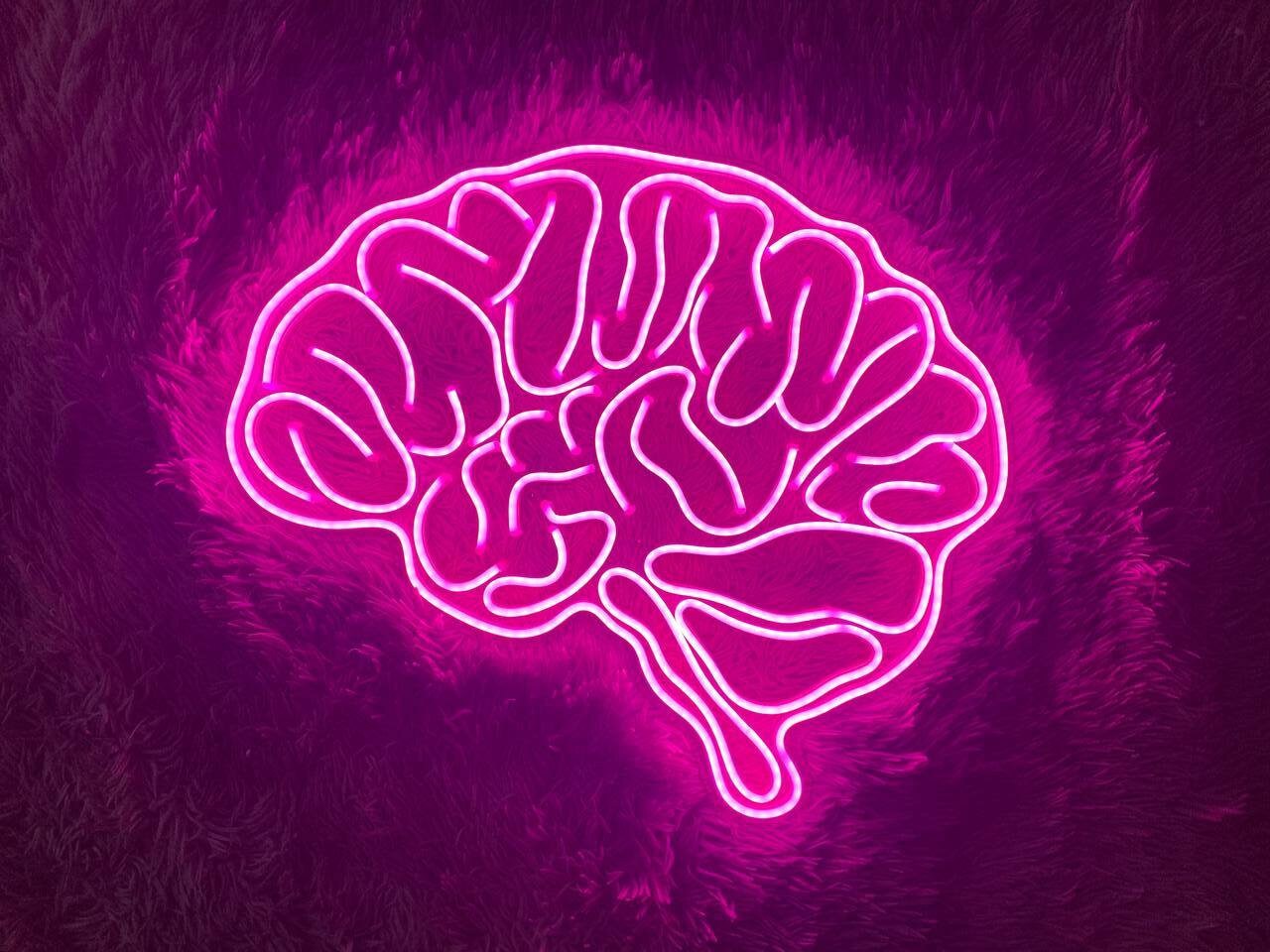 Brain Neon Signs Decor Sign