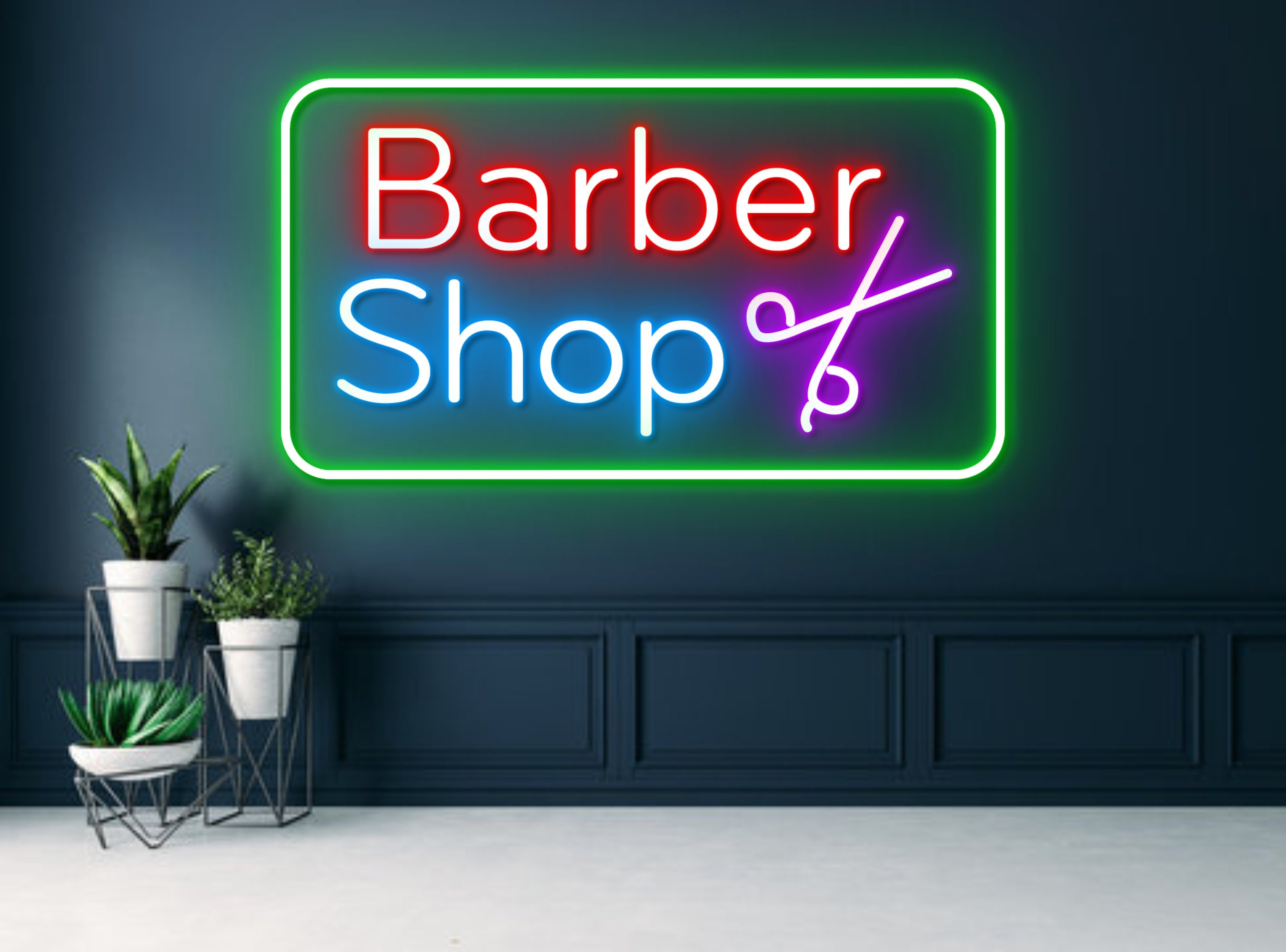 Barber Shop Neon Sign Decoration Gift