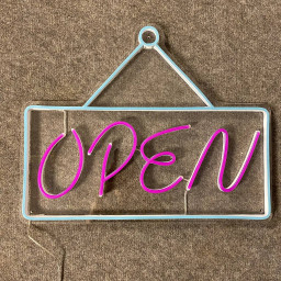 Open Welcome Hanging Neon Signs Store Bar Pub Decor