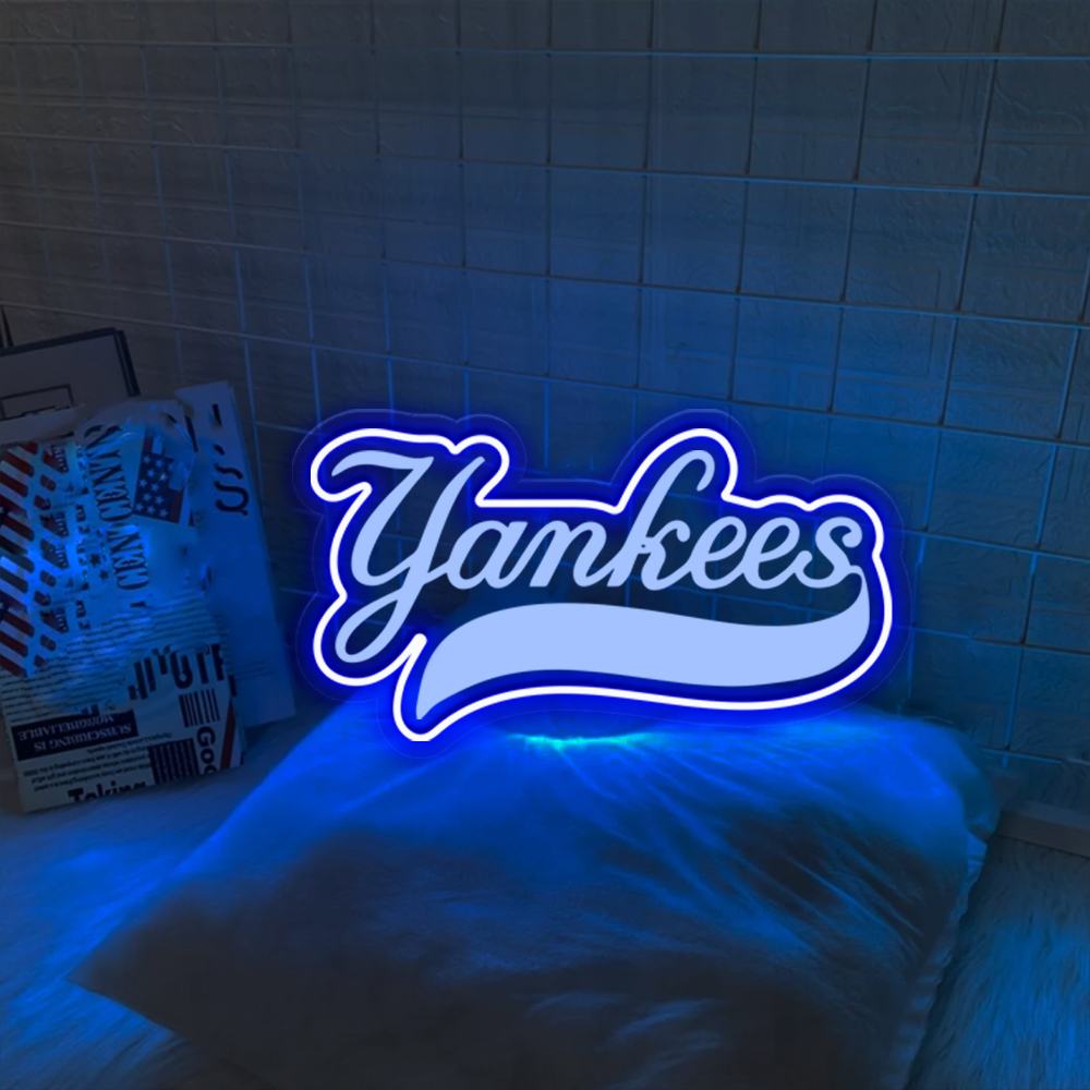 Baseball New York Yankees Laser Sign