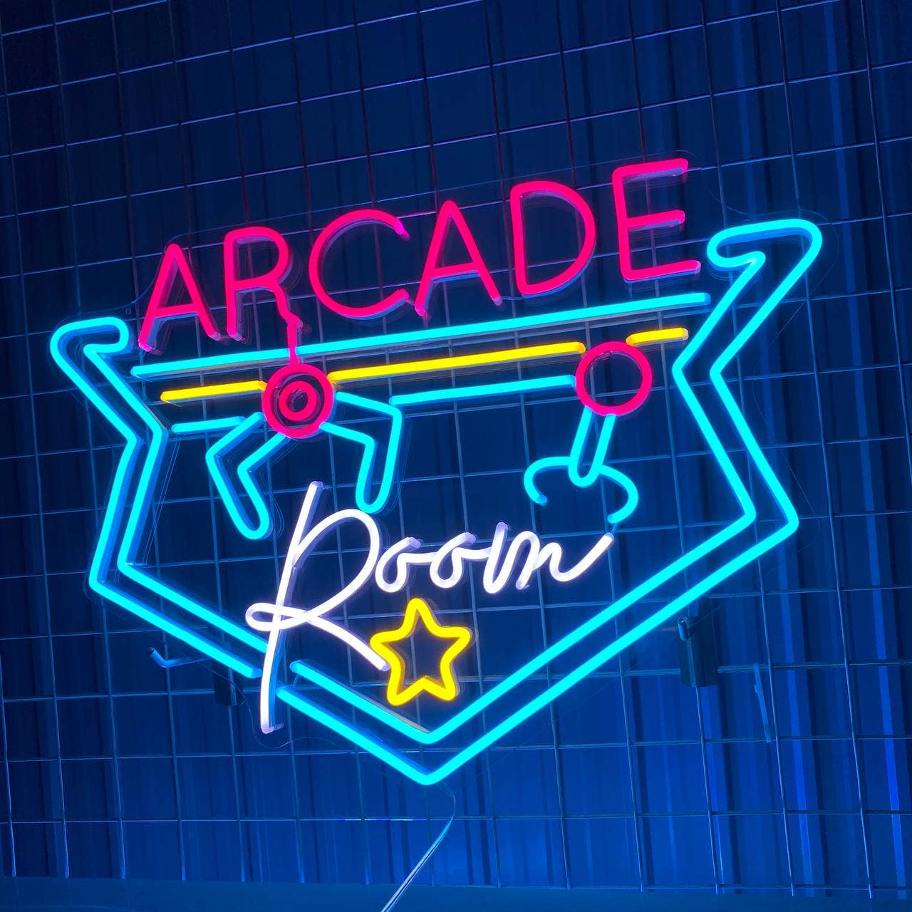 Arcade Room Neon Sign Arcade Machine Game Retro Led Sign