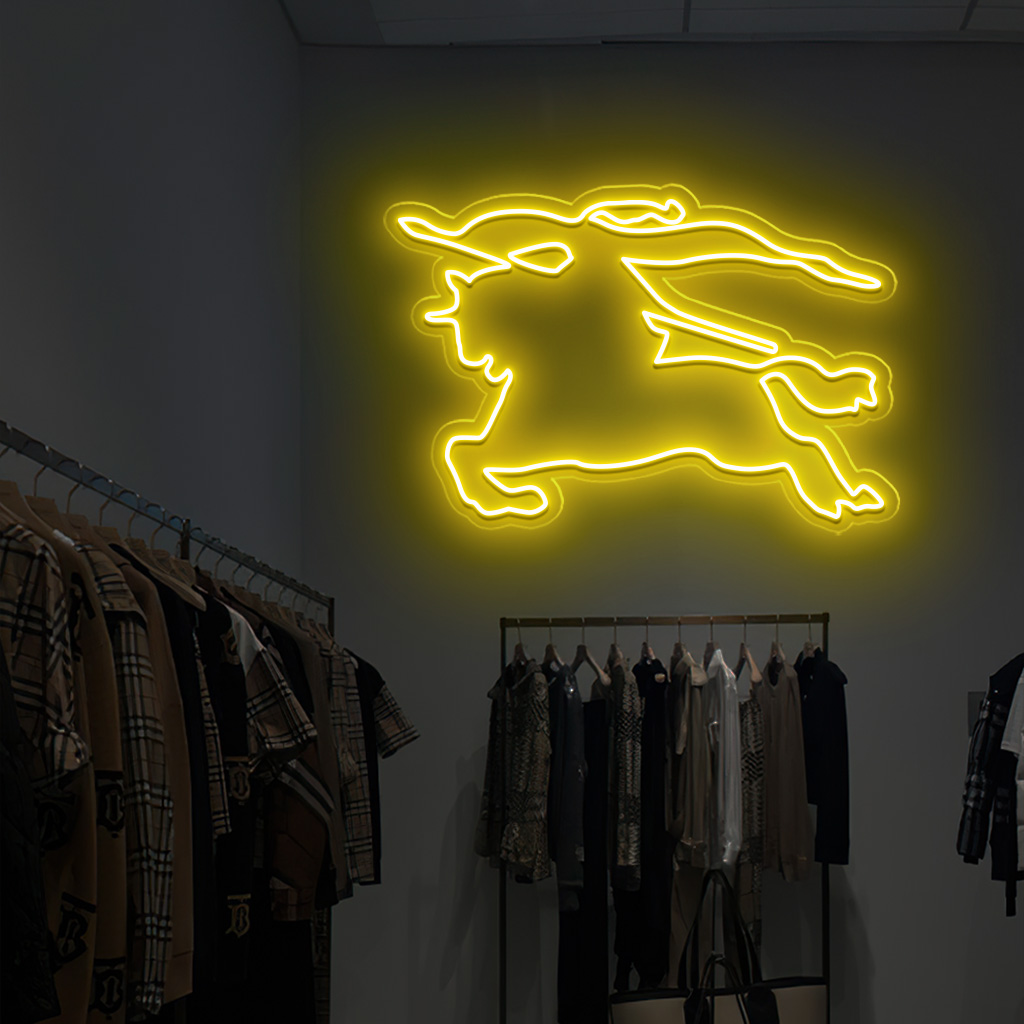 Burberry Logo Neon Sign