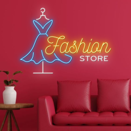 Custom Fashion Logo Neon Sign Shop Wall Decor Signboard