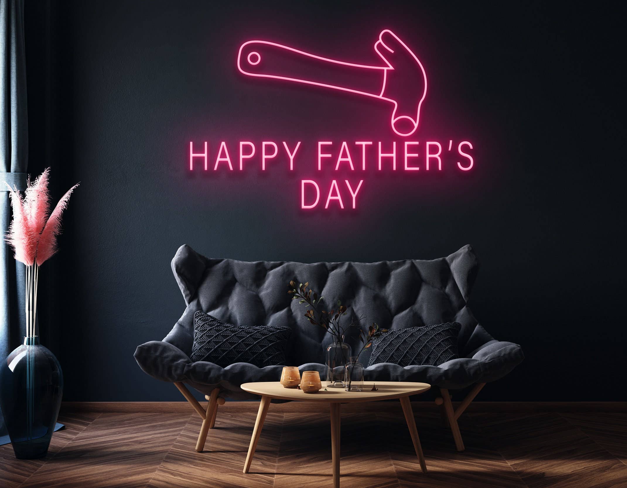 Happy Father's Day Neon Sign Father Day Gift