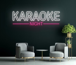 Karaoke Party Night Bar Neon Sign Decor Gift