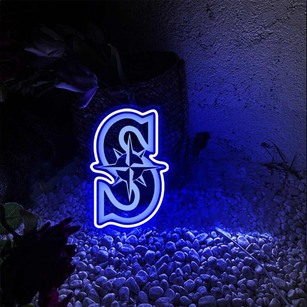 Baseball Seattle Mariners Laser Sign