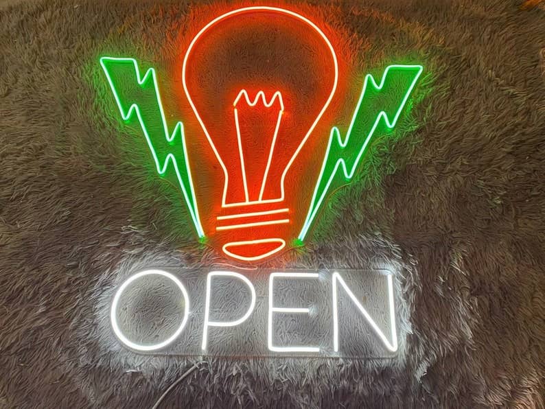 Open Welcome Sign Neon Sign for shop Bar Pub Decor