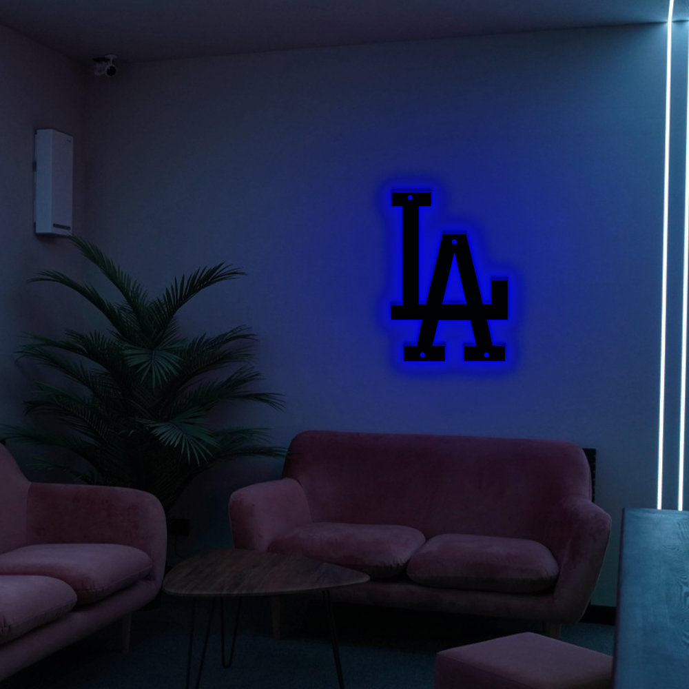 Baseball Los Angeles Dodgers Metal Sign