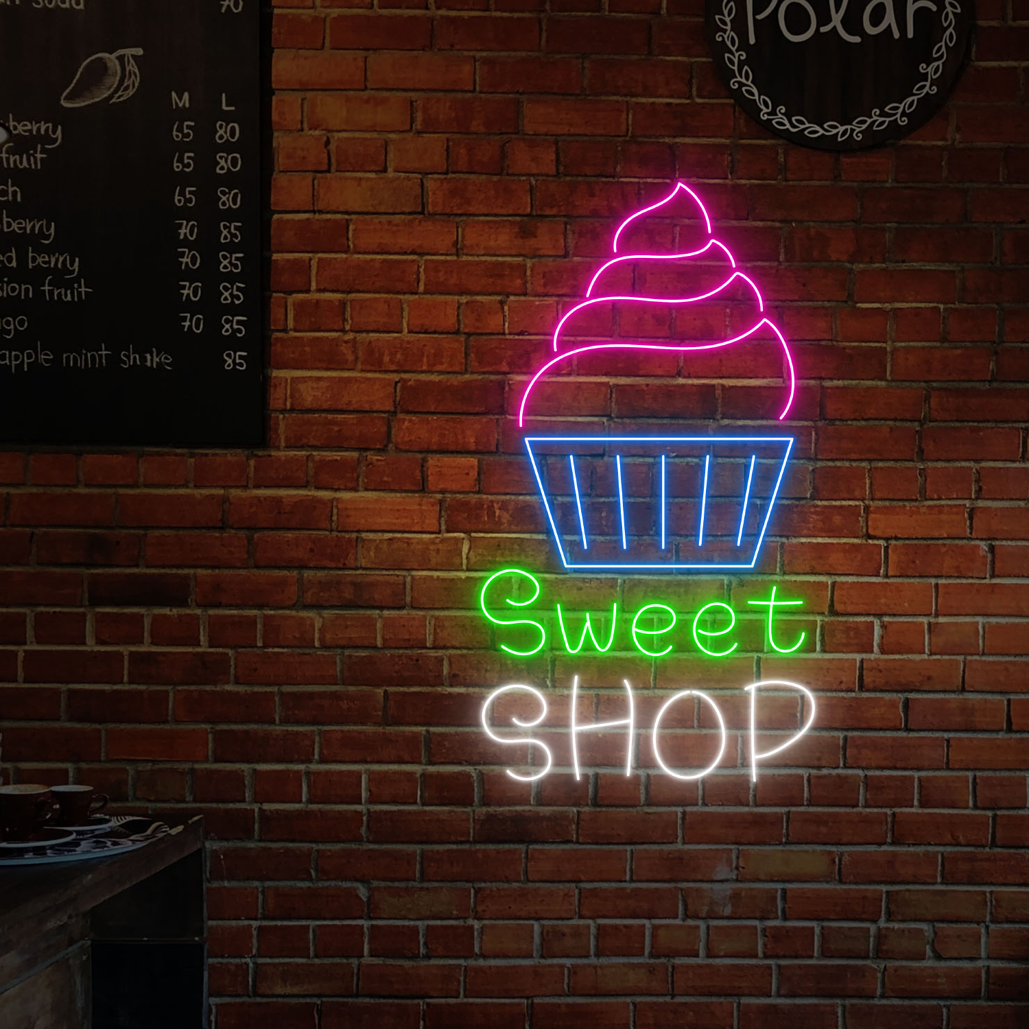 Sweet Icream Shop Neon Wall Decor