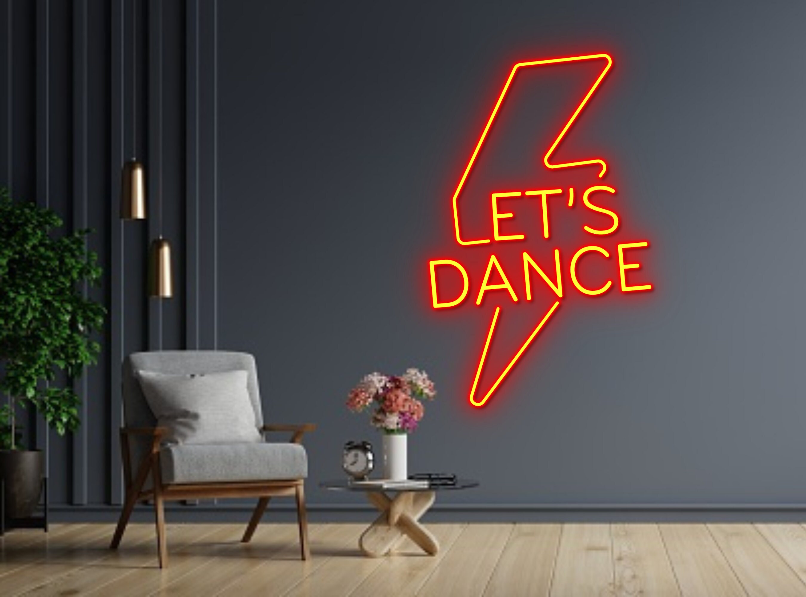 Let's Dance Neon Sign Dance Wall Art