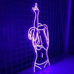 Sexy Woman Neon Signs Abstract Art Wall Decor