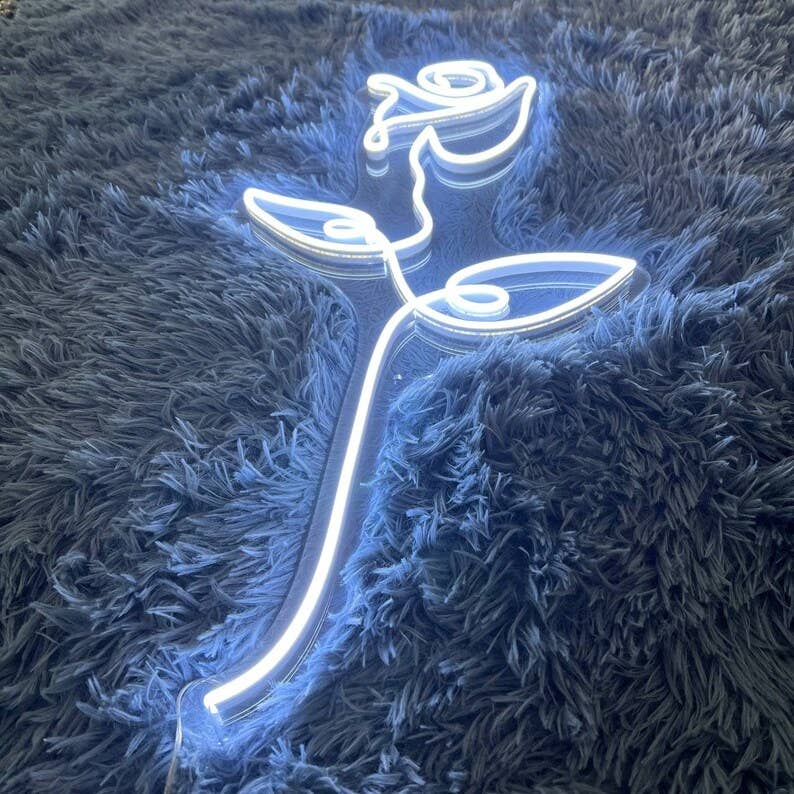 Rose Flower Neon Sign Rose Flower Led Light