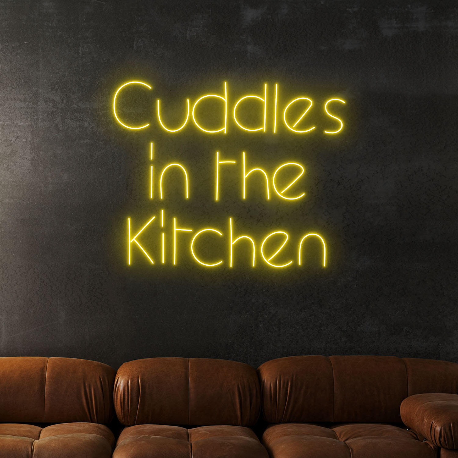 Cuddles In The Kitchen Neon LED Sign Restaurant Wall Art Decor