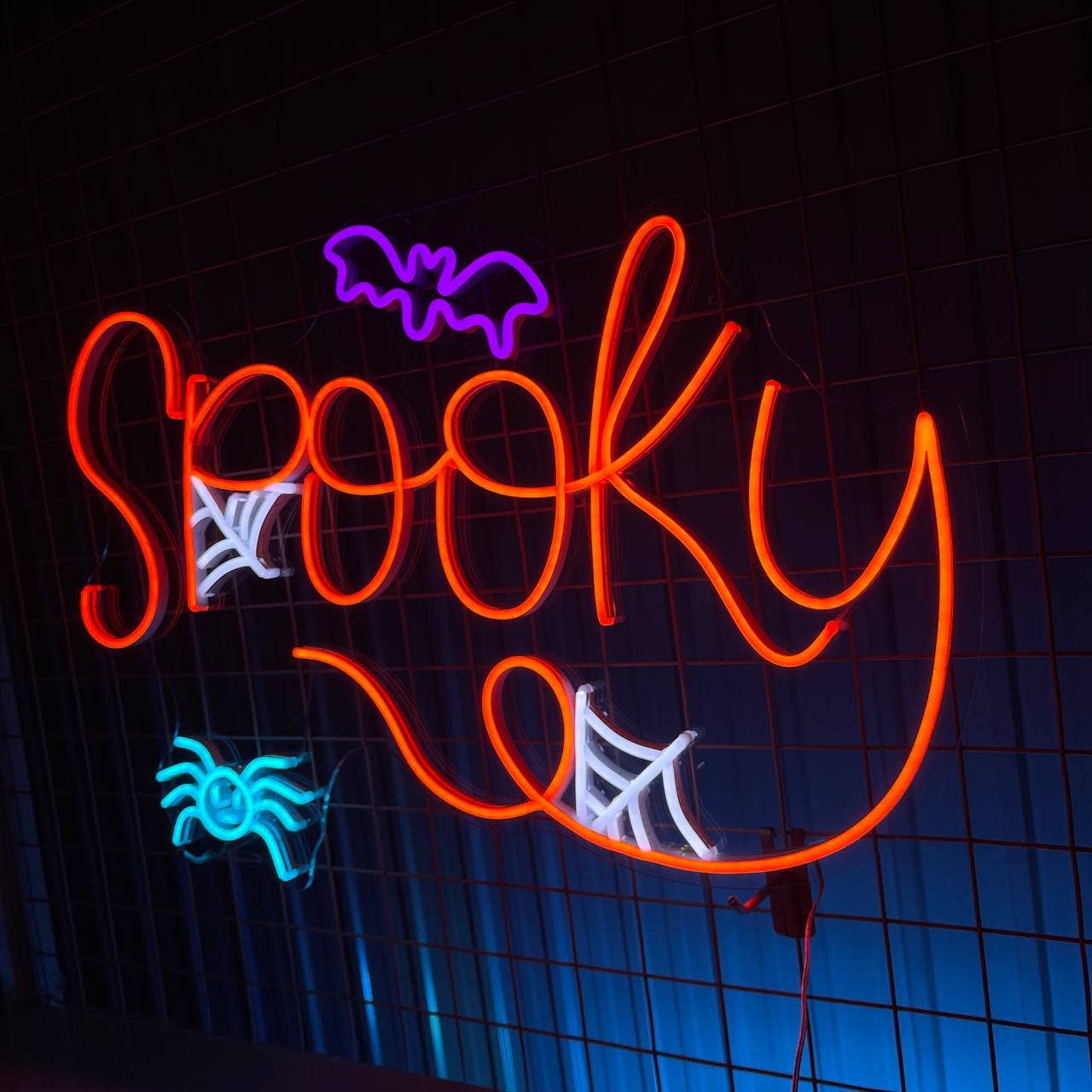 Spooky Neon Signs Halloween Long-lasting Light Decor