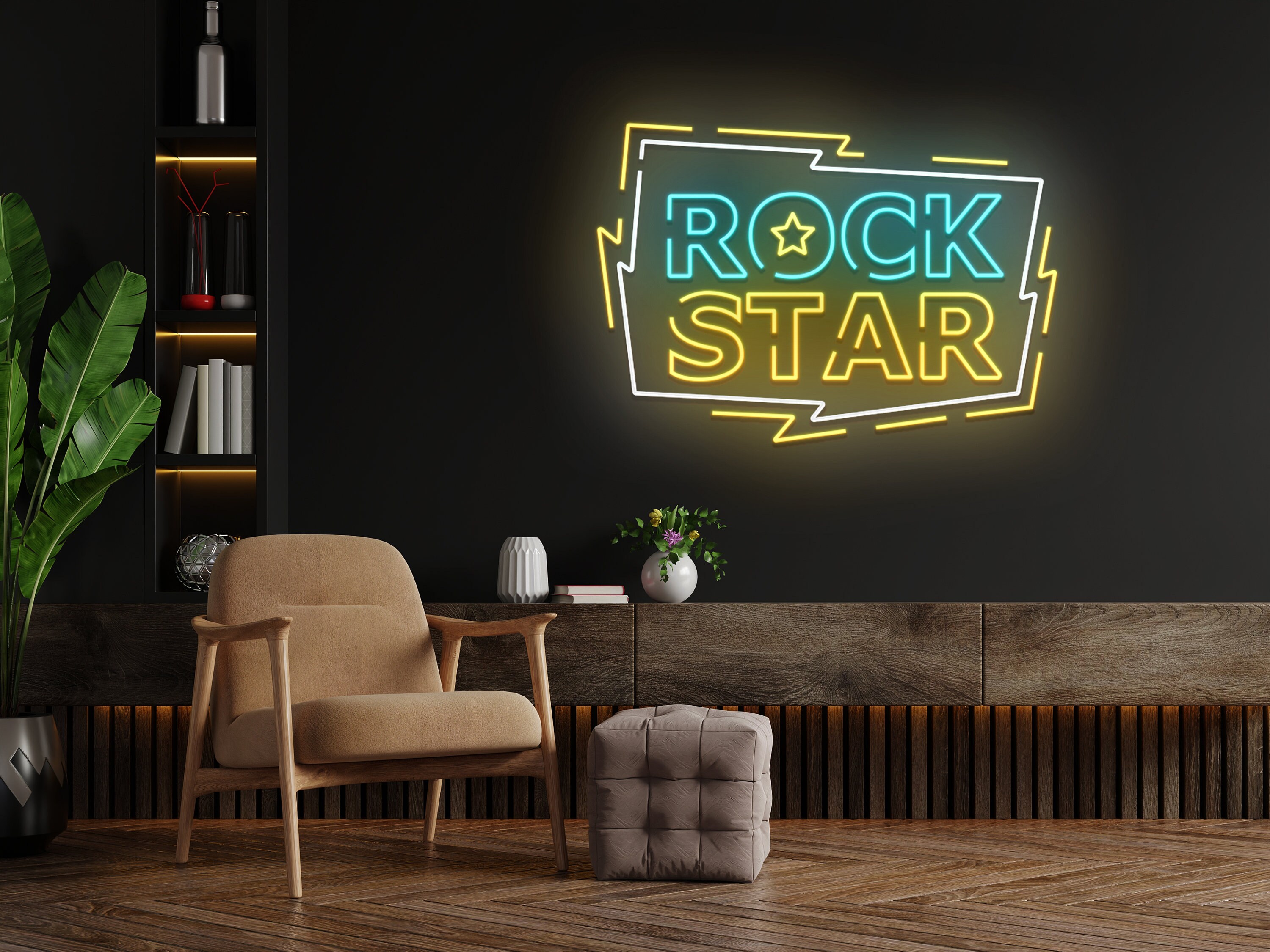 Rock Star Neon Sign