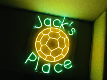 Soccer Place Neon Sign