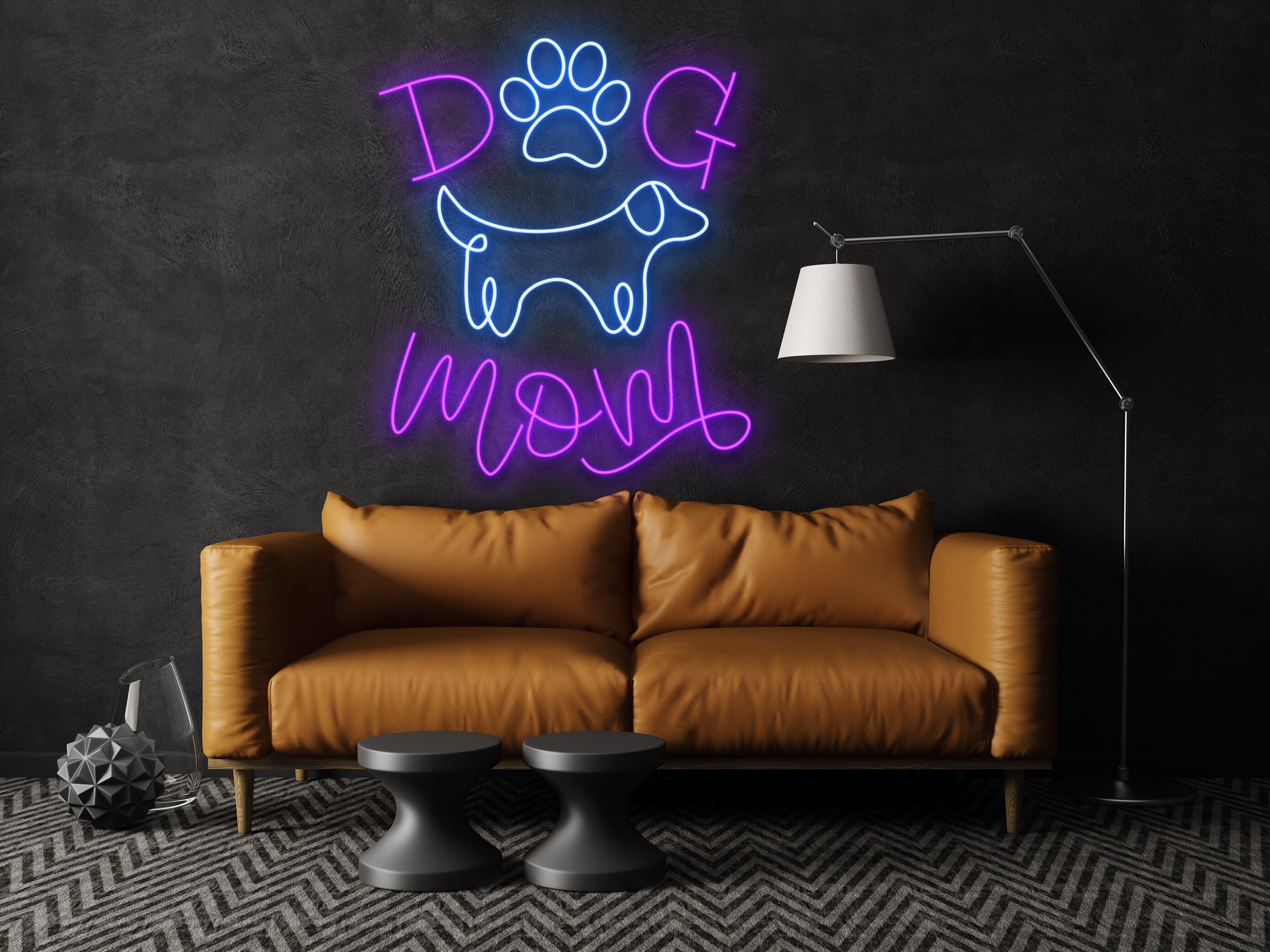 Decoration Gift Wall Hanging Gift Dog Mom Neon SIgn