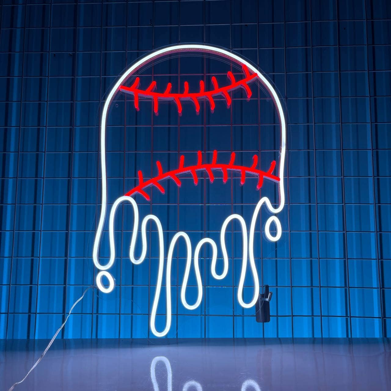 Baseball Neon Sign Baseball Club Wall Decor Signboard