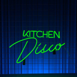 Kitchen Disco Neon Sign Restaurant Wall Decor