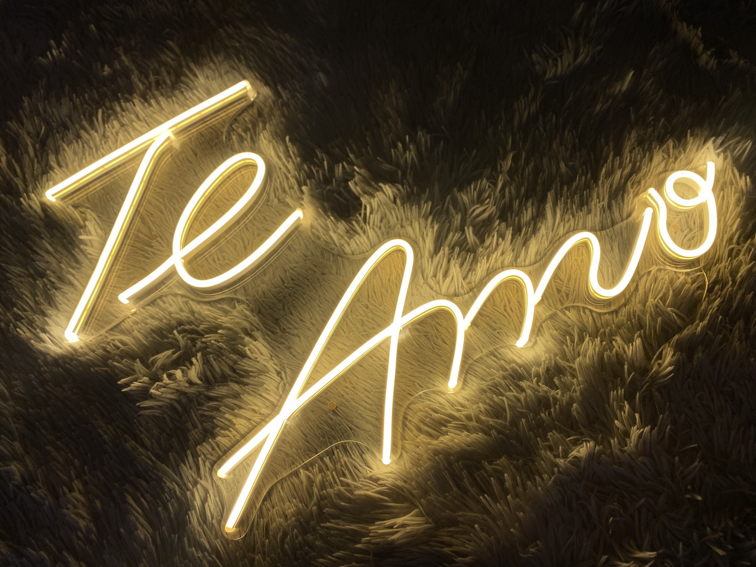 Te Amo Neon Sign Wedding Neon Sign