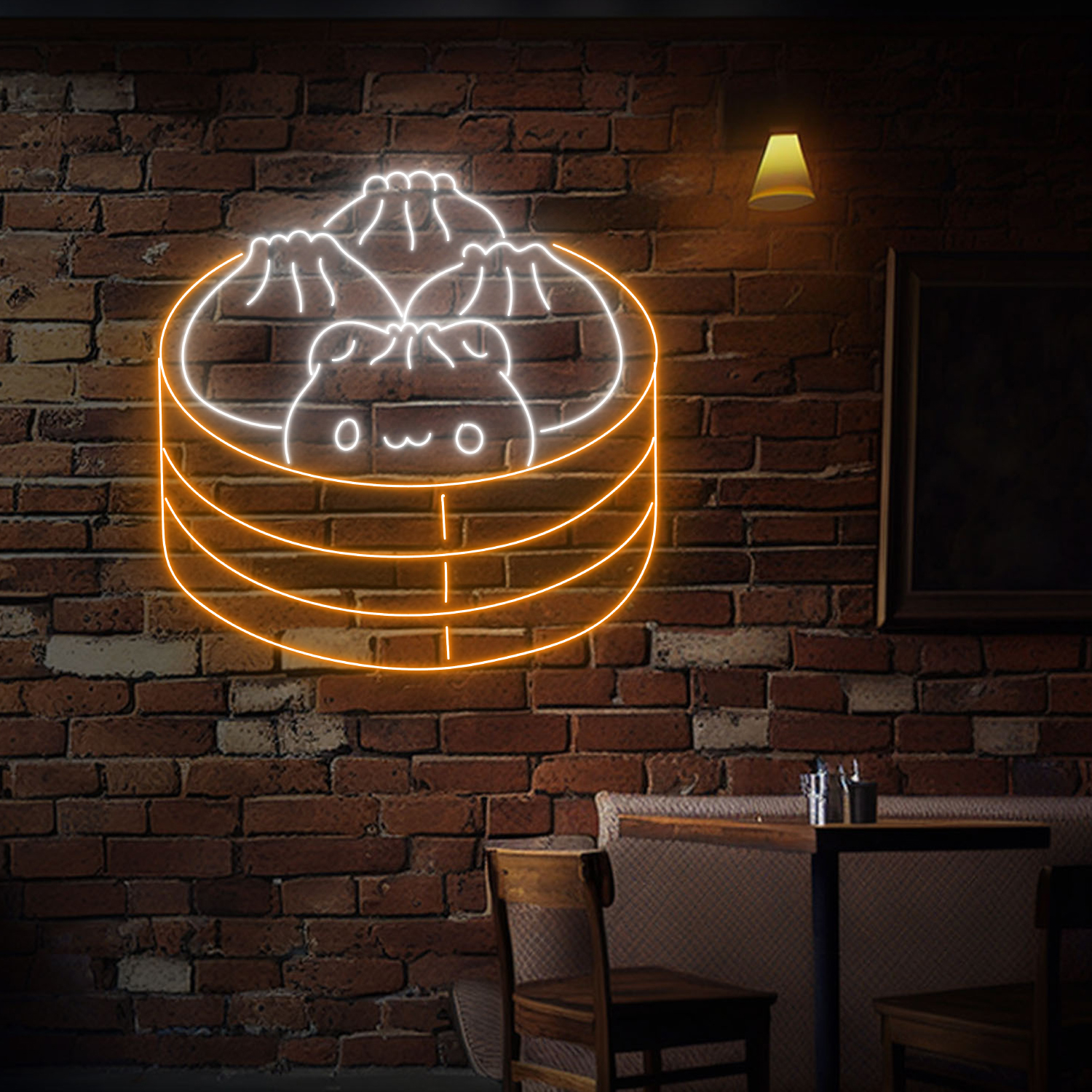 Cute Dimsum Neon SIgn Restaurant Wall Art Decor