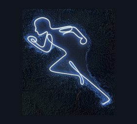 Running Man Neon Sign